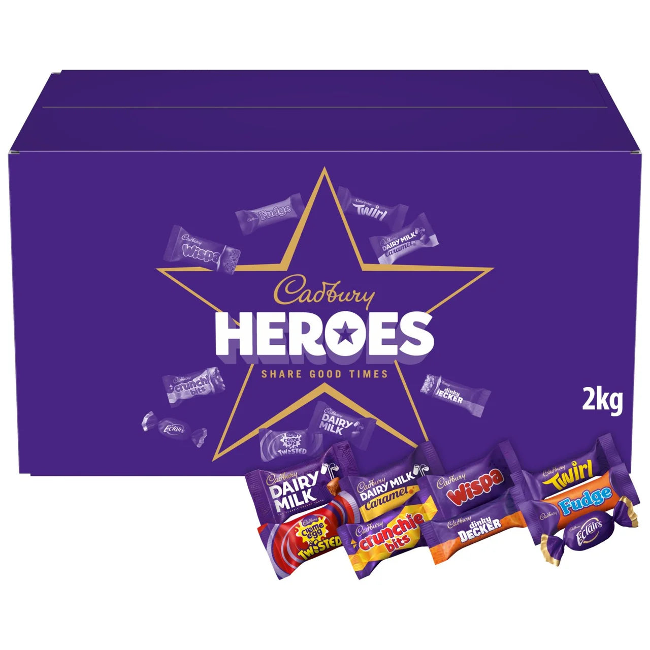 Cadbury Heroes Chocolate Bulk Sharing Box - 2kg