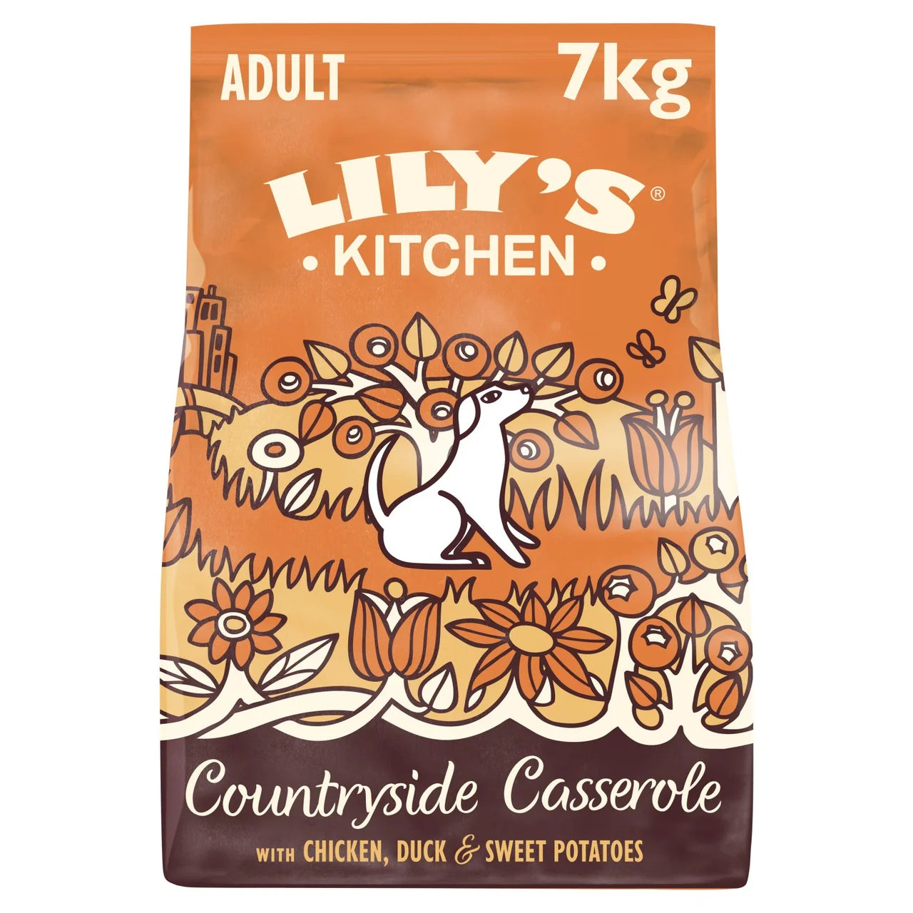 Lily's Kitchen Dog Chicken & Duck Countryside Casserole Adult Dry Food - 7kg