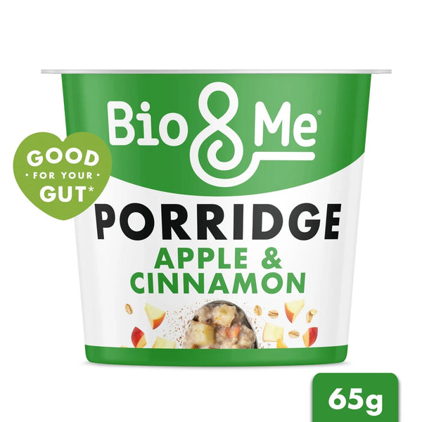 Bio&Me Apple & Cinnamon Gut-Loving Porridge Pot 65g