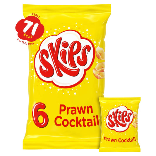 Skips Prawn Cocktail Multipack Crisps, 6x13.1g