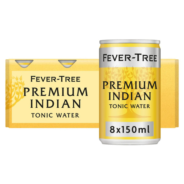Fever-Tree Premium Indian Tonic Water Cans 8x150ml
