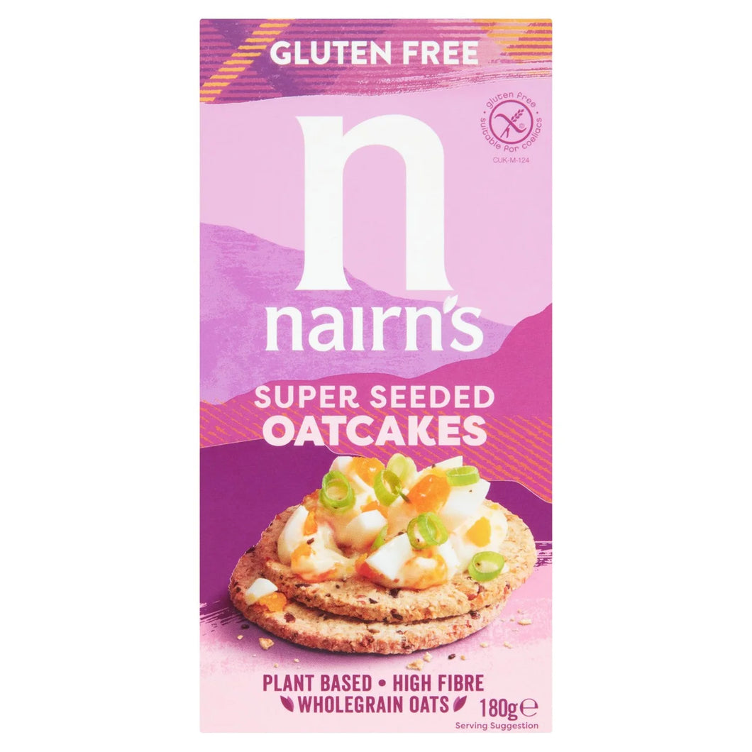 Nairn's Gluten Free Super Seeded Oatcakes, 180g