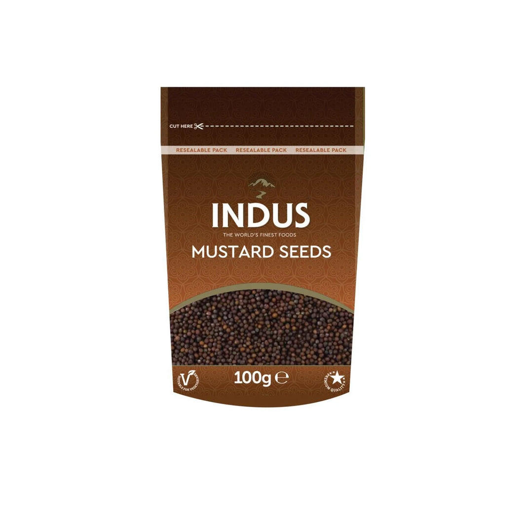 Indus Whole Black Mustard Seeds - 100g