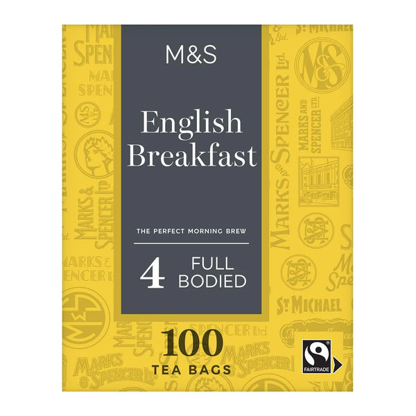 M&S Fairtrade English Breakfast Tea Bags, 100 Bags