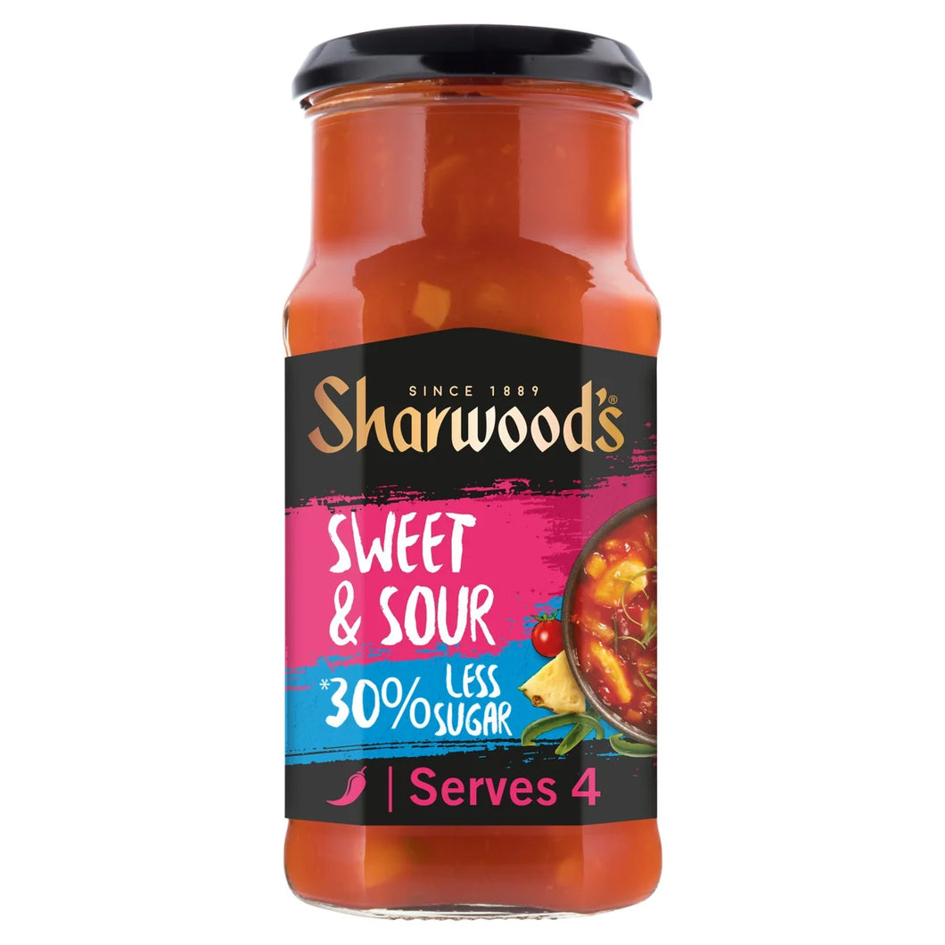 Sharwood's East Asian Reduced Sugar Sweet & Sour Cooking Sauce 425g