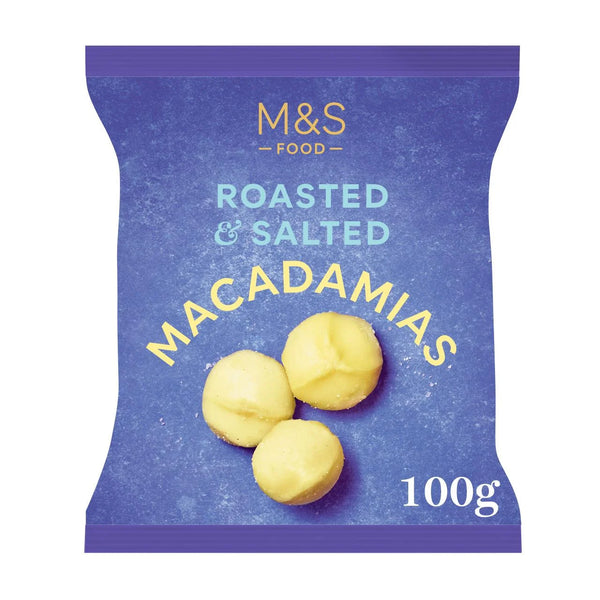 M&S Roasted & Salted Macadamia Nuts, 100g