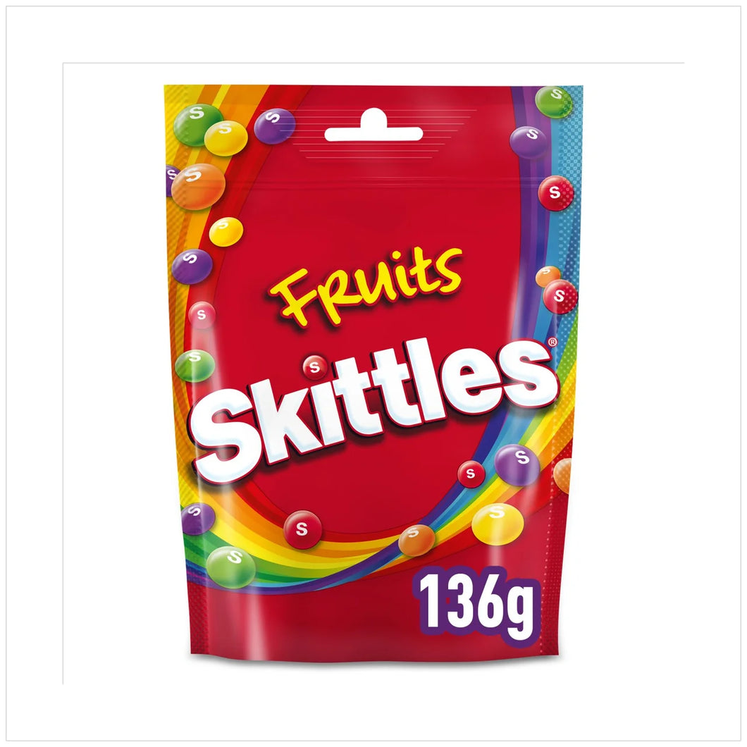 Skittles Fruits Pouch, 136g
