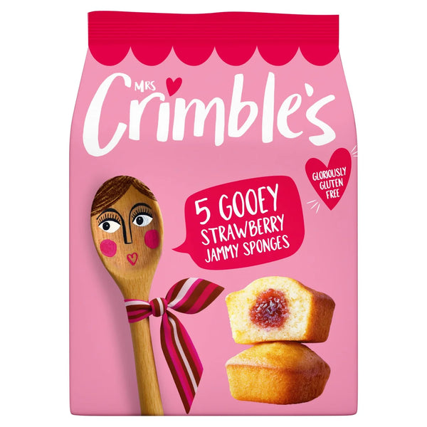 Mrs Crimble's Strawberry Sponge Cakes 175g