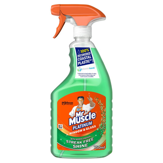 Mr Muscle Platinum Window & Glass Spray, 750ml