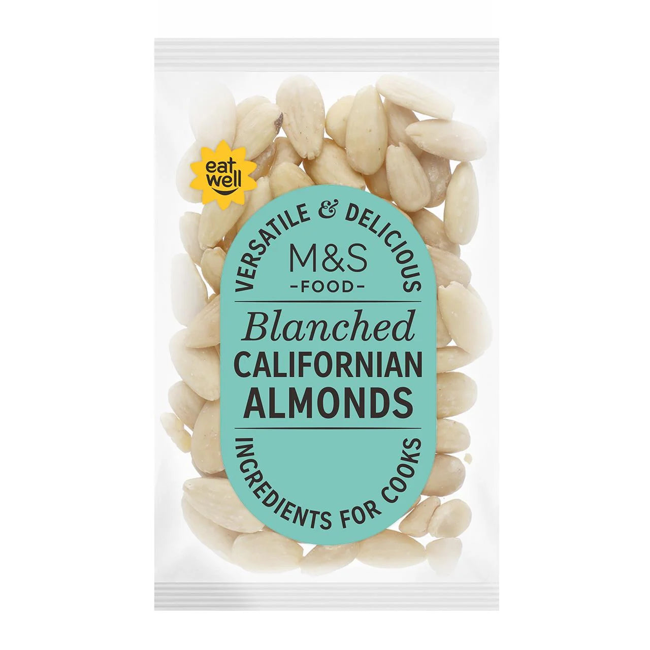 M&S Blanched Californian Almonds, 100g