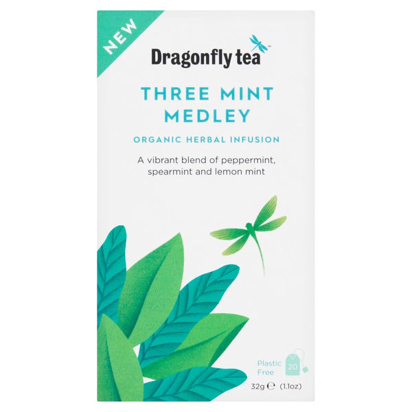 Dragonfly Organic Three Mint Medley - 20 bag