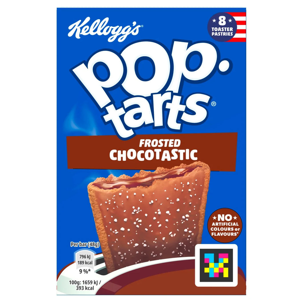 Kellogg's Pop Tarts Chocotastic Pastry Snacks 8 x 48g