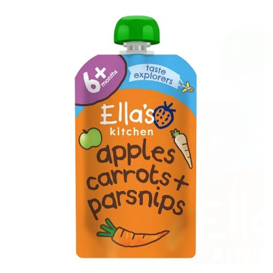Ella's Kitchen Apples, Carrots & Parsnips Baby Food Pouch 6+ Months 120g