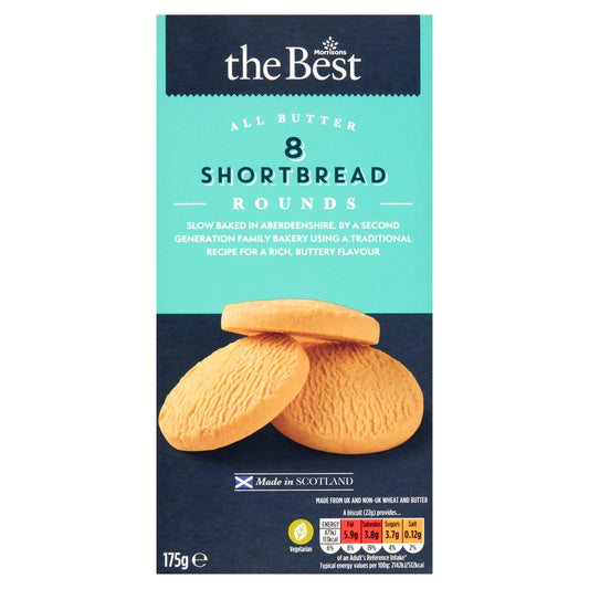 Morrisons The Best All Butter Shortbread Rounds 175g