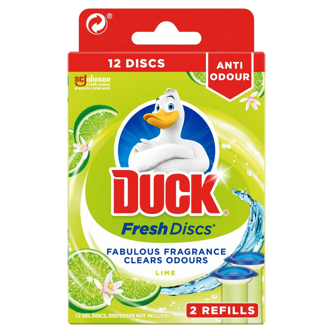 Duck Toilet Fresh Discs Duo Refills Lime 2x36ml