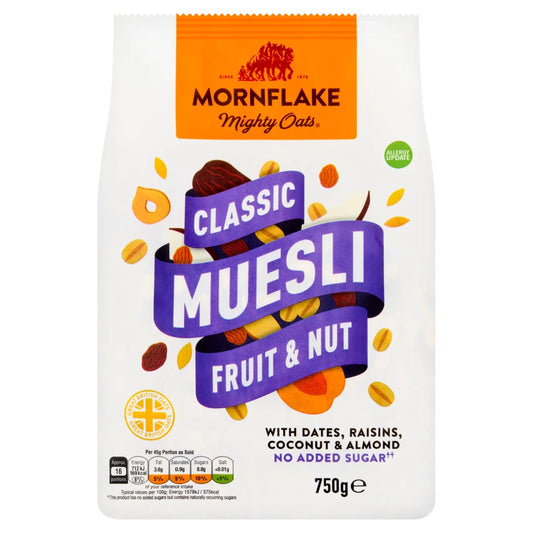 Mornflake Classic Fruit & Nut Muesli 750g