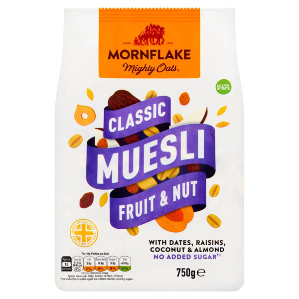 Mornflake Classic Fruit & Nut Muesli 750g