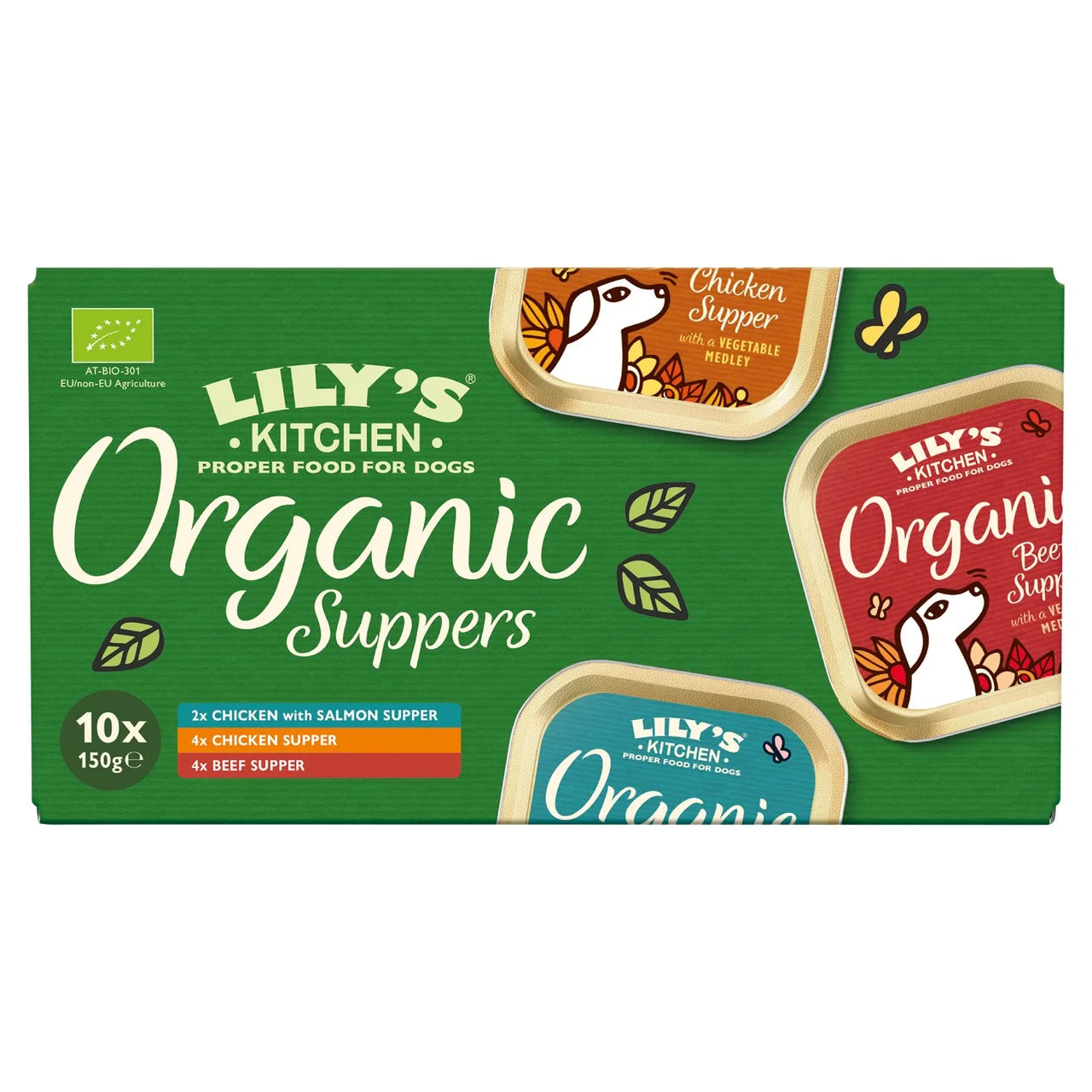 Lily's Kitchen Dog Organic Dinners Multipack - 10 x 150g