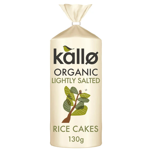Kallo Thick Slice Rice Cakes - Lightly Salted 130G