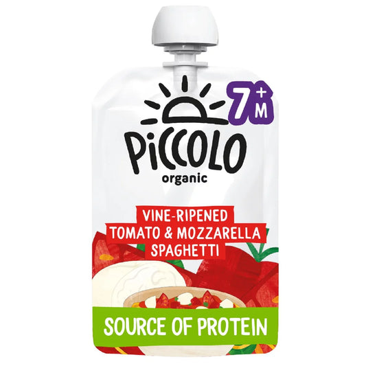 Piccolo Organic Tomato & Mozzarella Spaghetti 130G