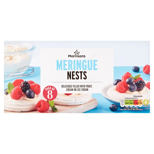 Morrisons Meringue Nests, 8 Nests