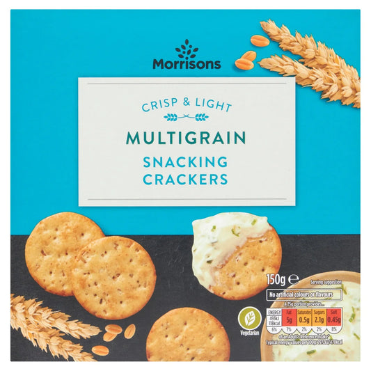 Morrisons Multigrain Snacking Crackers 150g