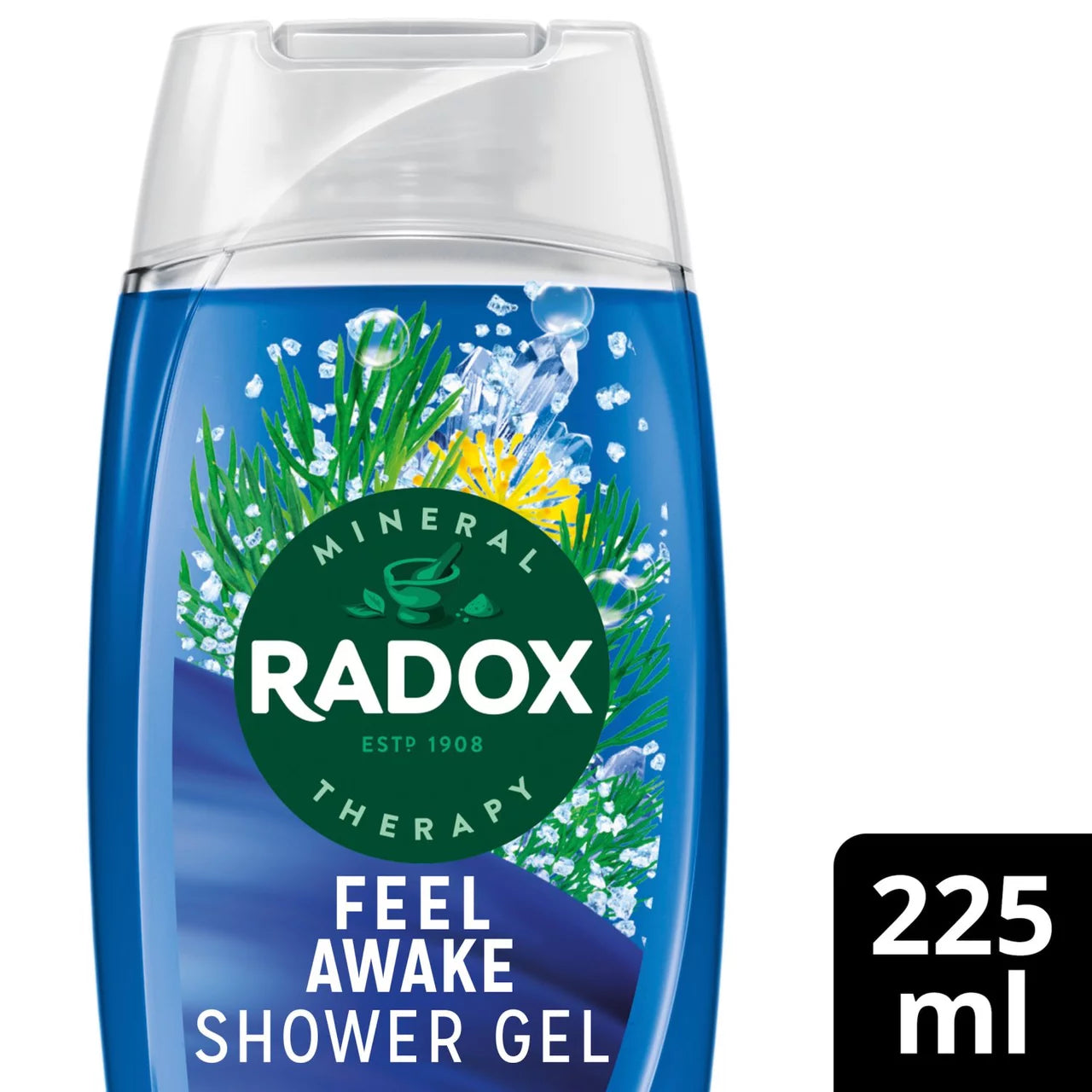 Radox Feel Awake Mood Boosting 2-in-1 Shower Gel & Shampoo - 225ml