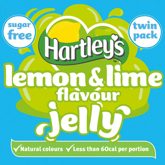 Hartley's Sugar Free Lemon & Lime Jelly Crystals 23g