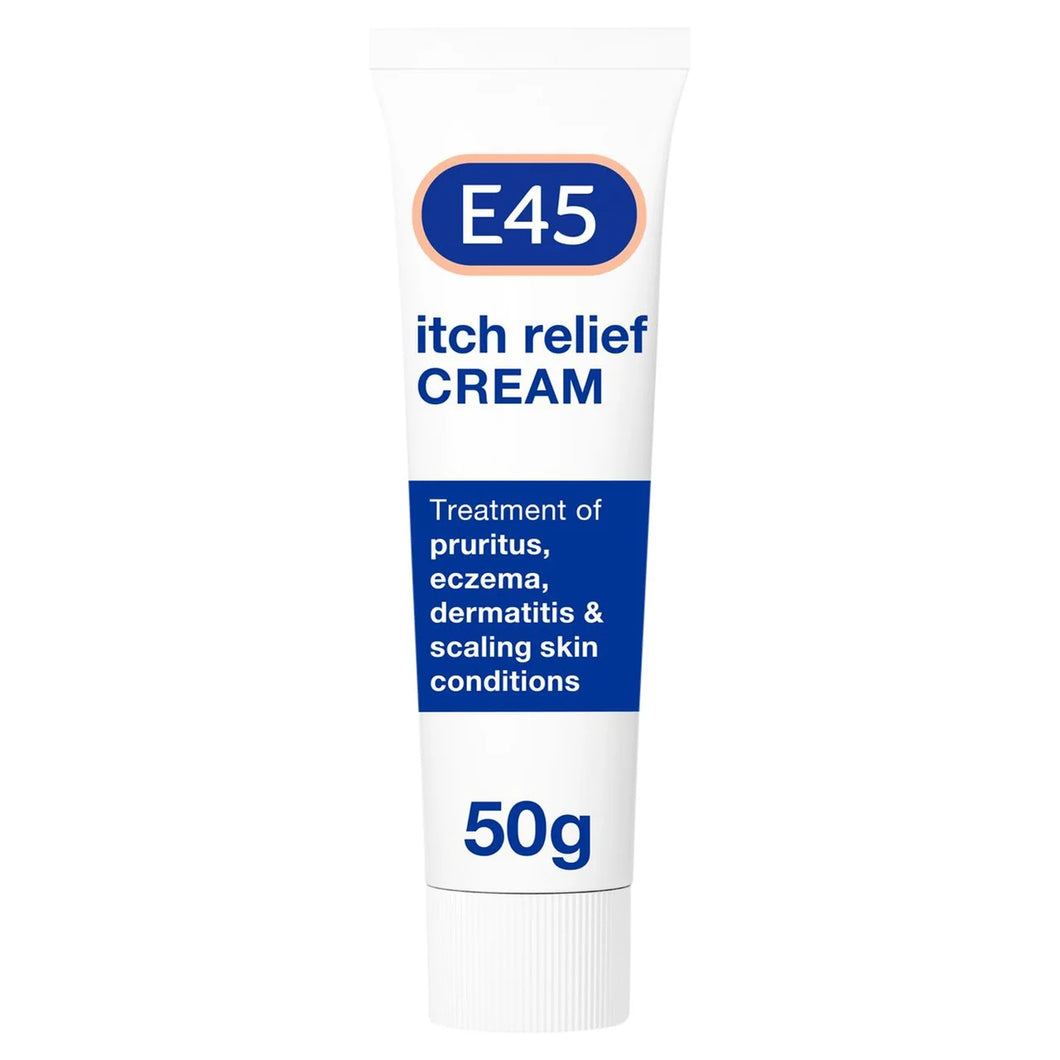 E45 Itch Relief Cream for Itchy Irritated Skin & Eczema 50ml