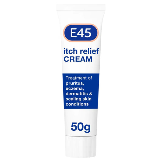 E45 Itch Relief Cream for Itchy Irritated Skin & Eczema 50ml
