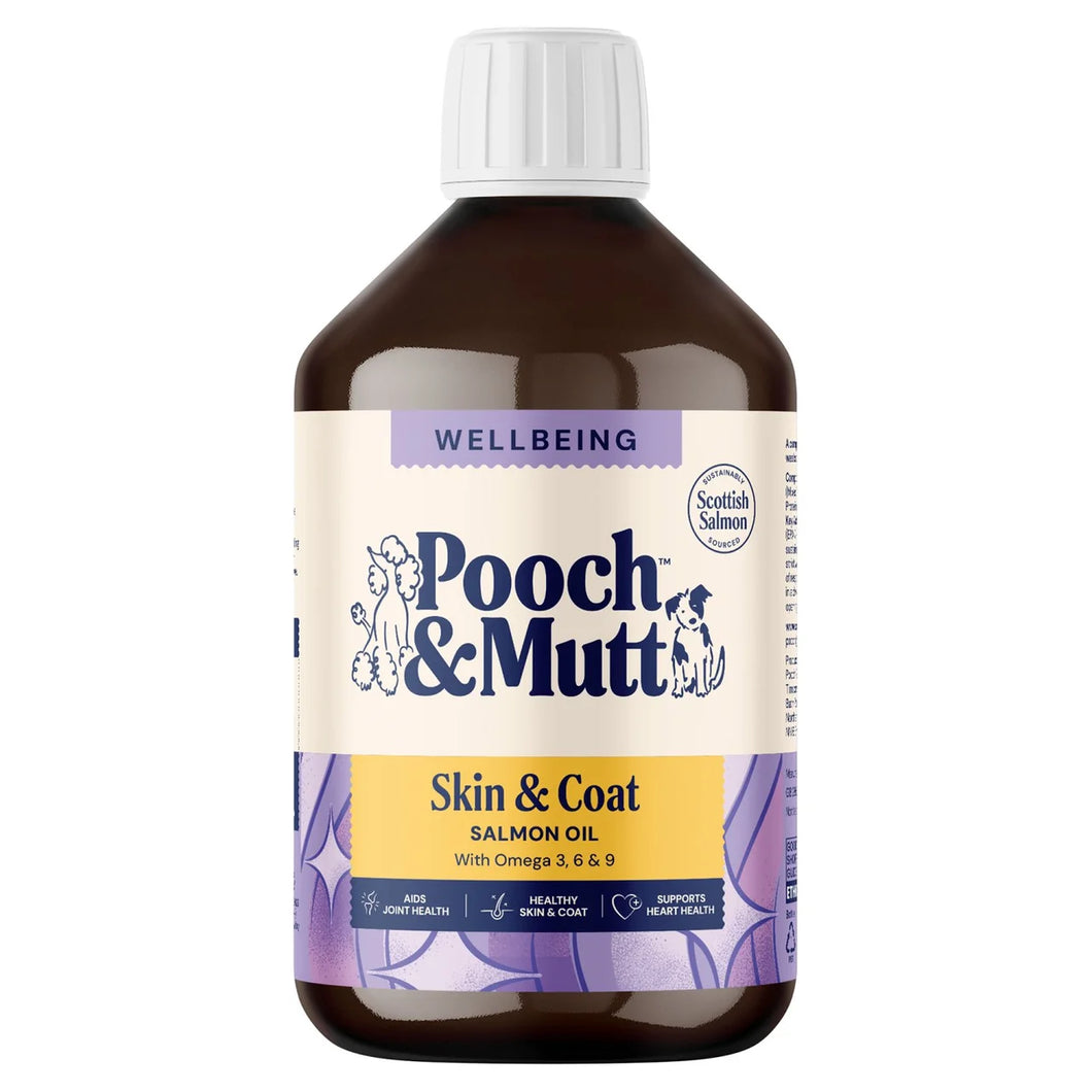 Pooch & Mutt Salmon Oil for Dogs & Cats 500ml