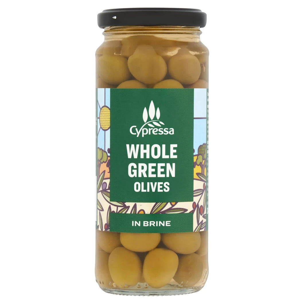 Cypressa Whole Green Olives 340g