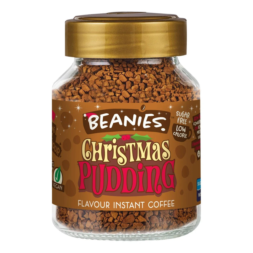 Beanies Flavour Coffee - Christmas Pudding 50g