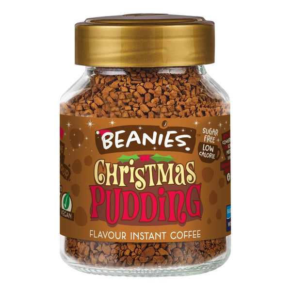 Beanies Flavour Coffee - Christmas Pudding 50g