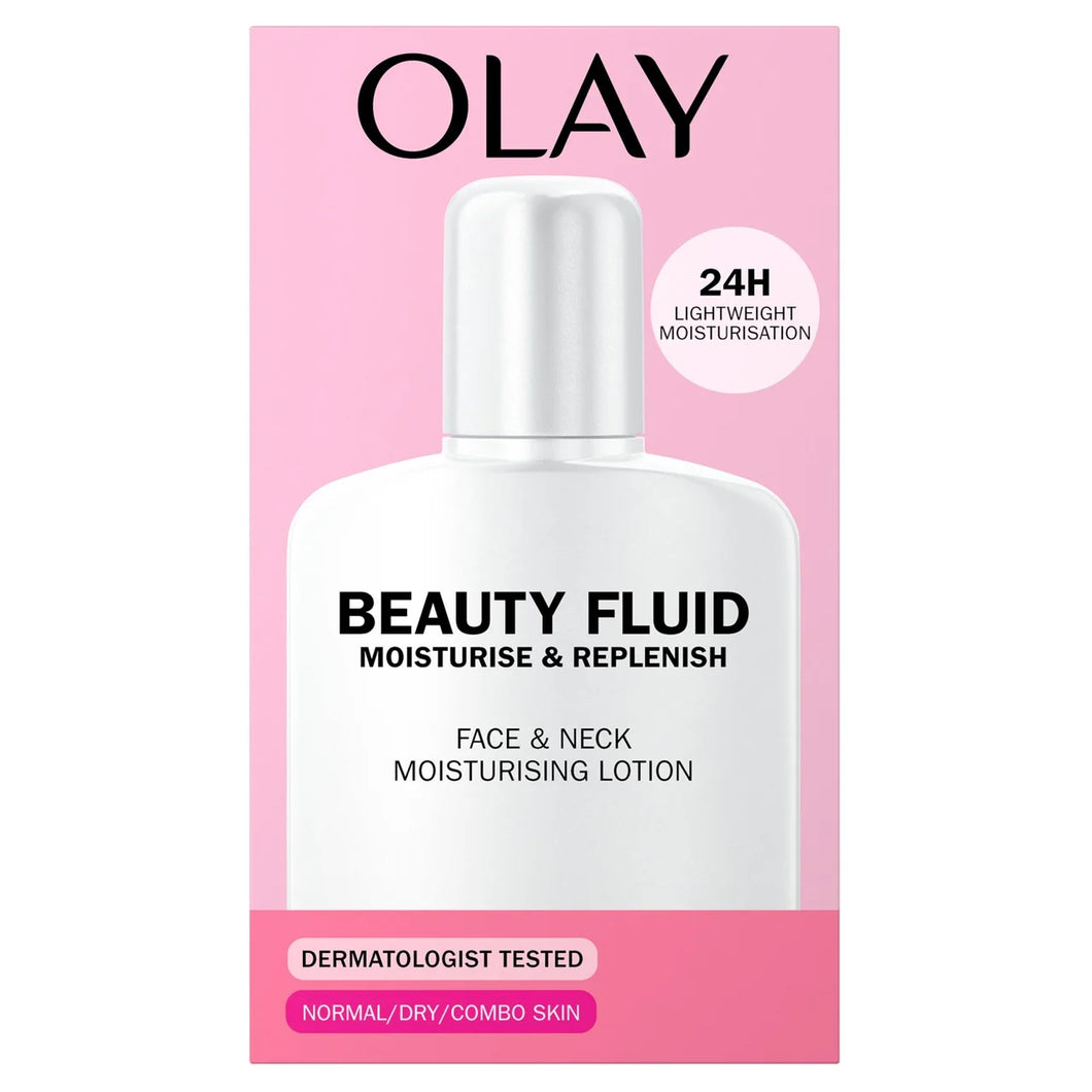 Olay Beauty Fluid Face And Body Moisturiser, 200ml