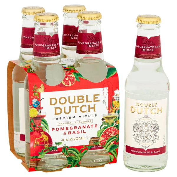 Double Dutch Pomegranate & Basil 4x200ml