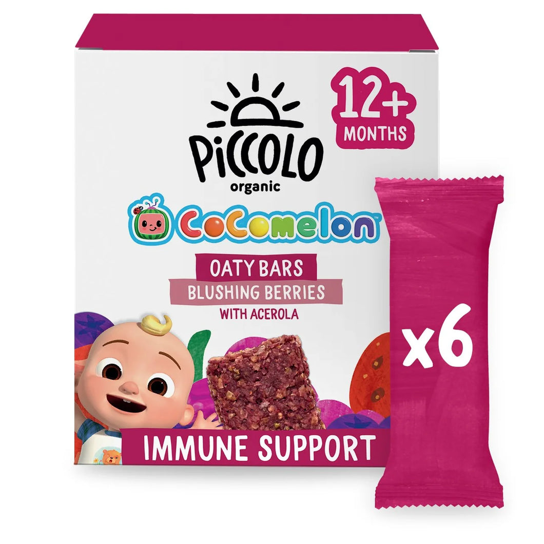 Piccolo Blushing Berries Oaty Bars Multipack 12+ Months - 6x23g