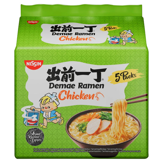 Nissin Demae Ramen Chicken Multipack, 5x100g