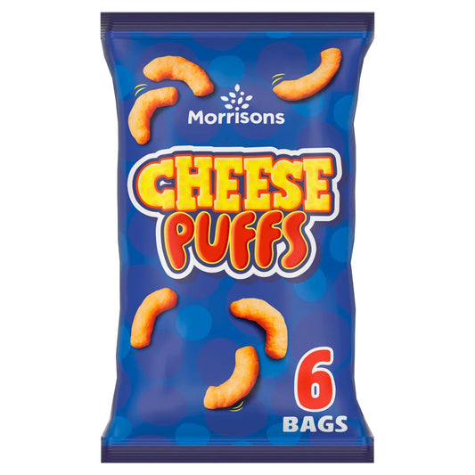 Morrisons Cheese Puffs - 6 x 19g