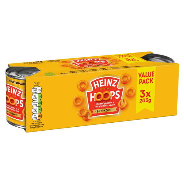 Heinz Triple Pack Spaghetti Hoops 3x205g