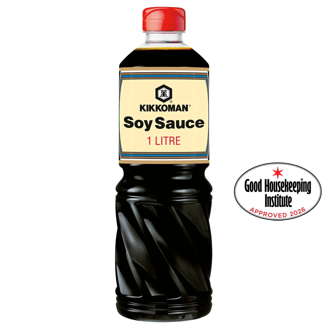 Kikkoman Naturally Brewed Soy Sauce - 1 litre