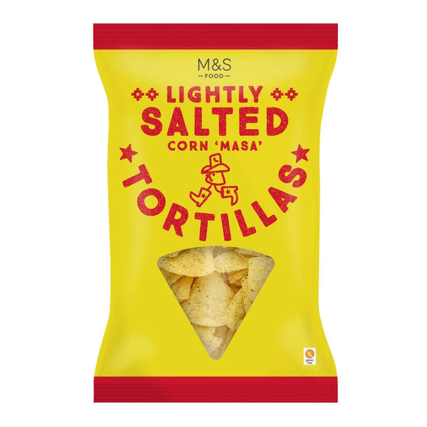 M&S Lightly Salted Tortilla Chips, 200g
