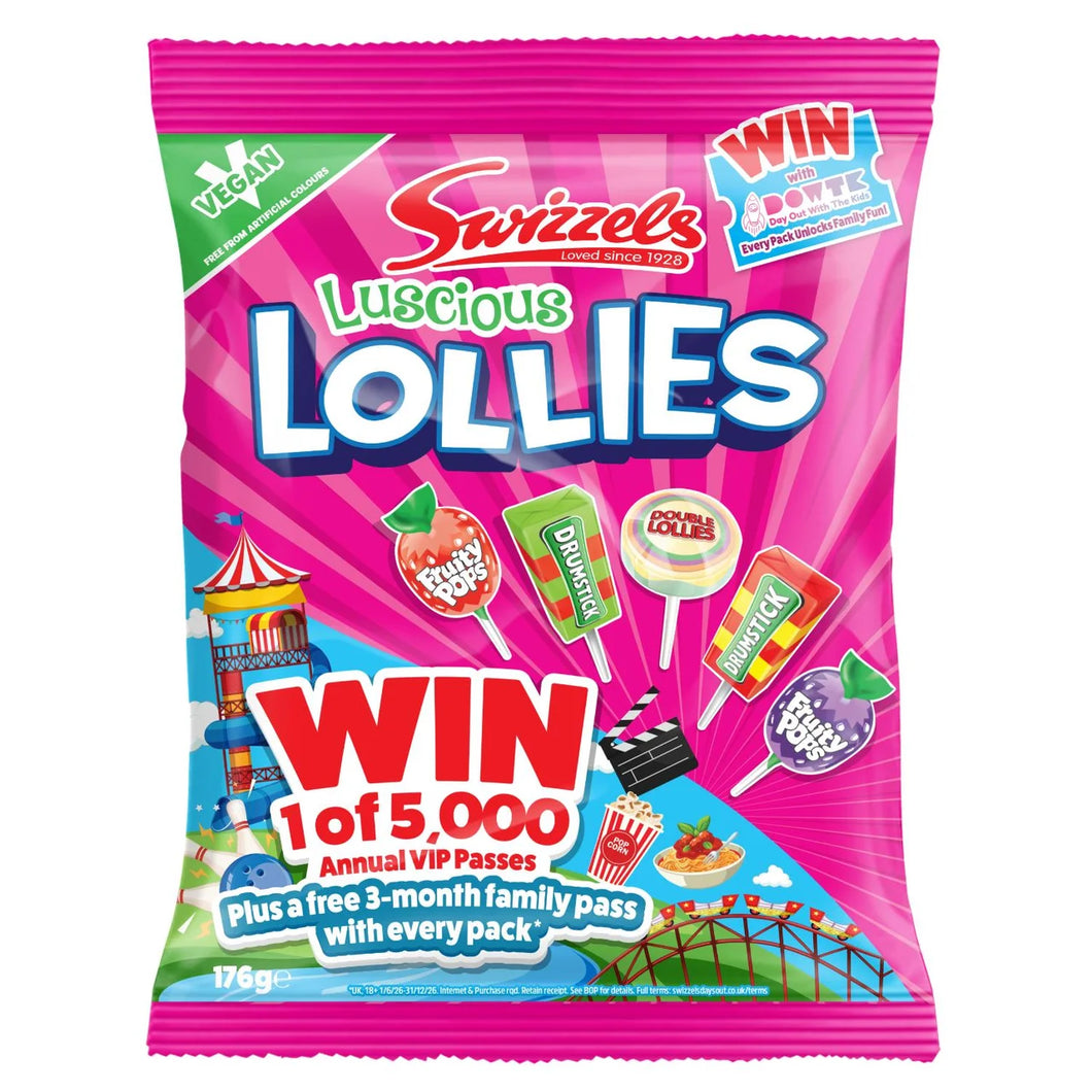 Swizzels luscious lollies 176g