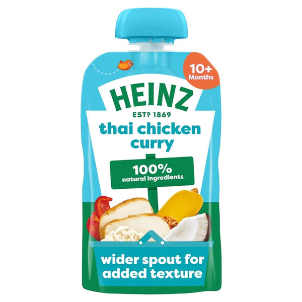 Heinz Thai Chicken Curry Pouch Baby Food 10+ Months 180g