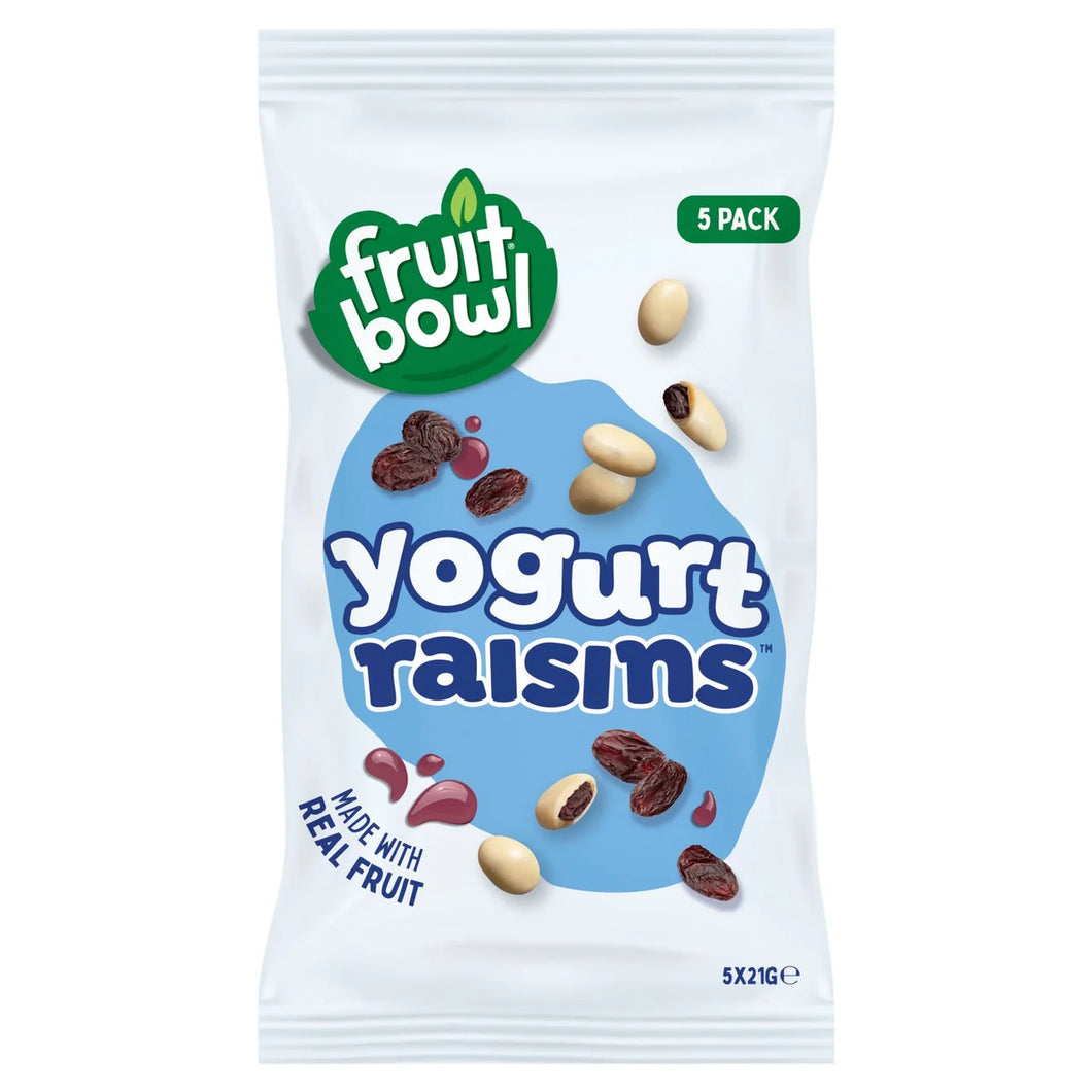 Fruit Bowl Raisin Yogurt Flakes 5x21g