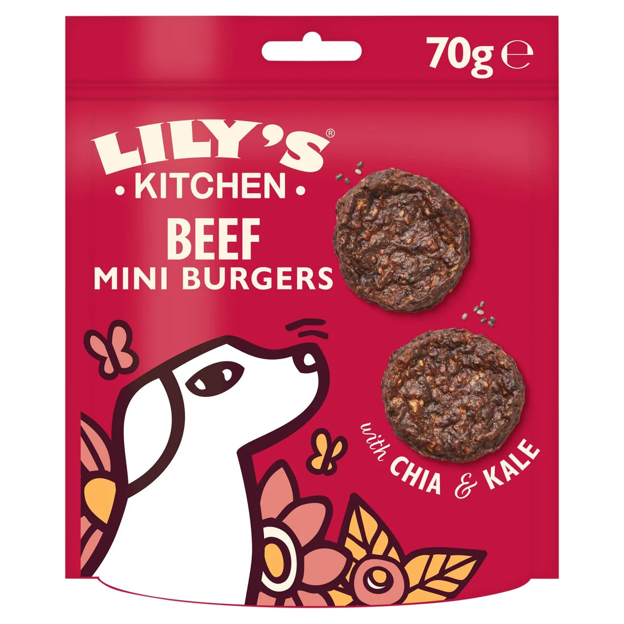 Lily's Kitchen The Best Ever Beef Mini Burgers for Dogs - 70g