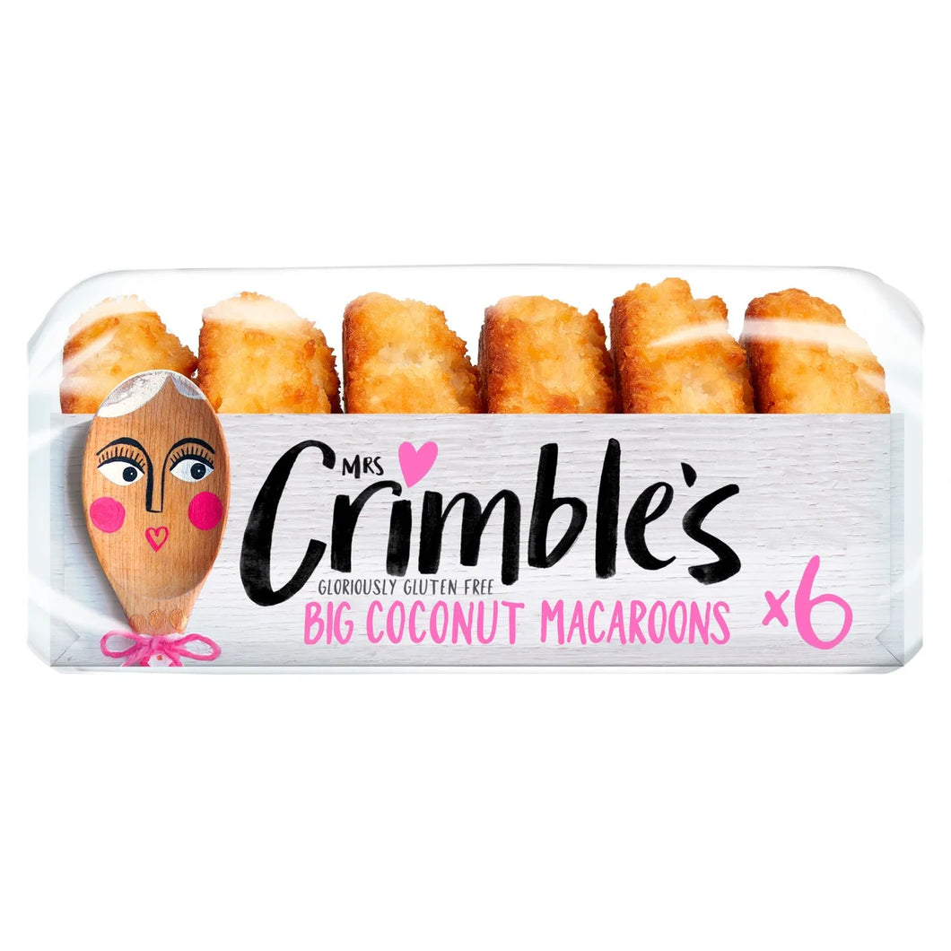 Mrs Crimble's Coconut Macaroons, 6 per Pack, 180g