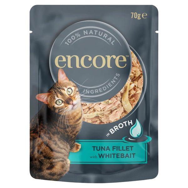 Encore Cat Pouch Tuna & White Bait 70g
