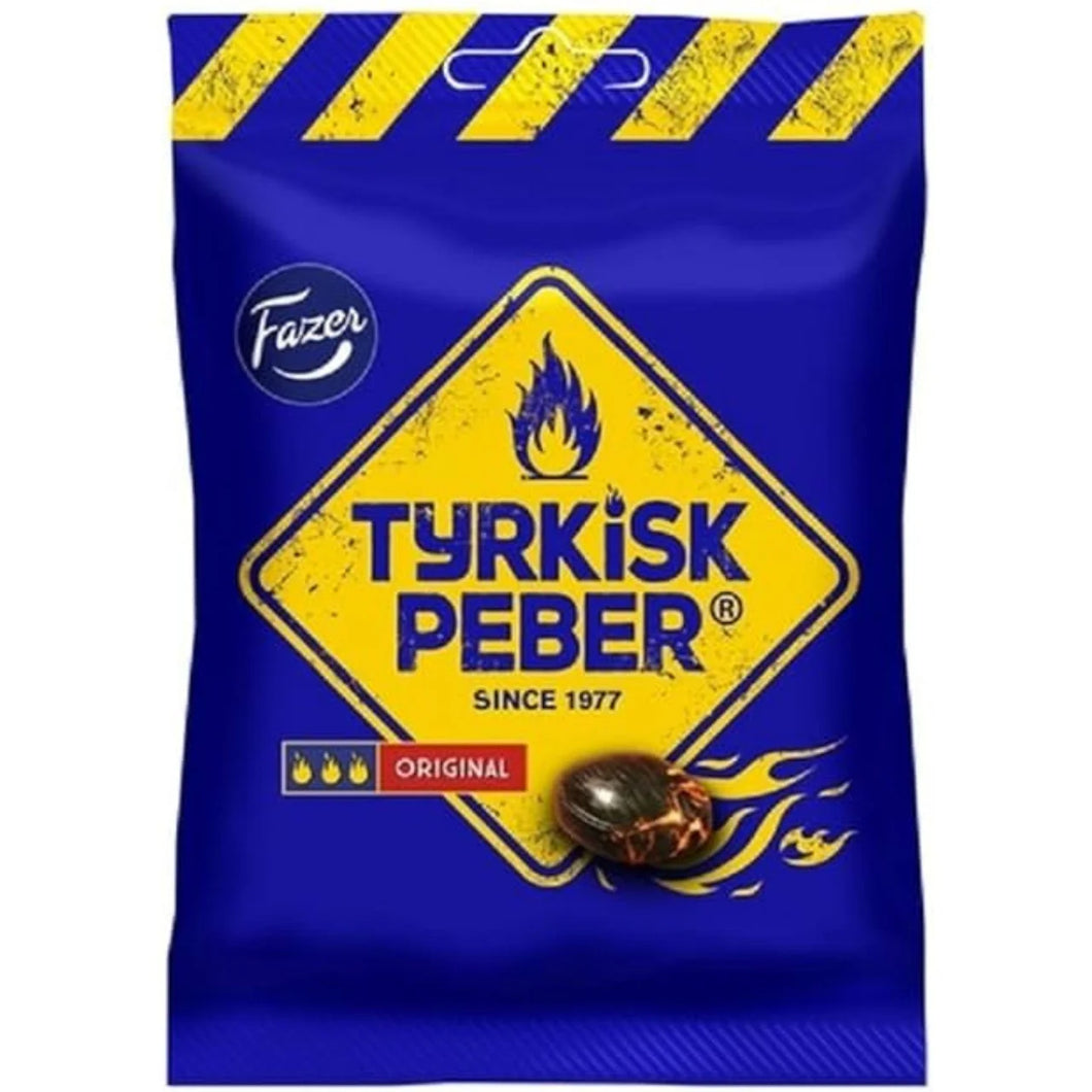 Fazer Tyrkisk Peber Original Hot Salmiak & Pepper Candy 120g
