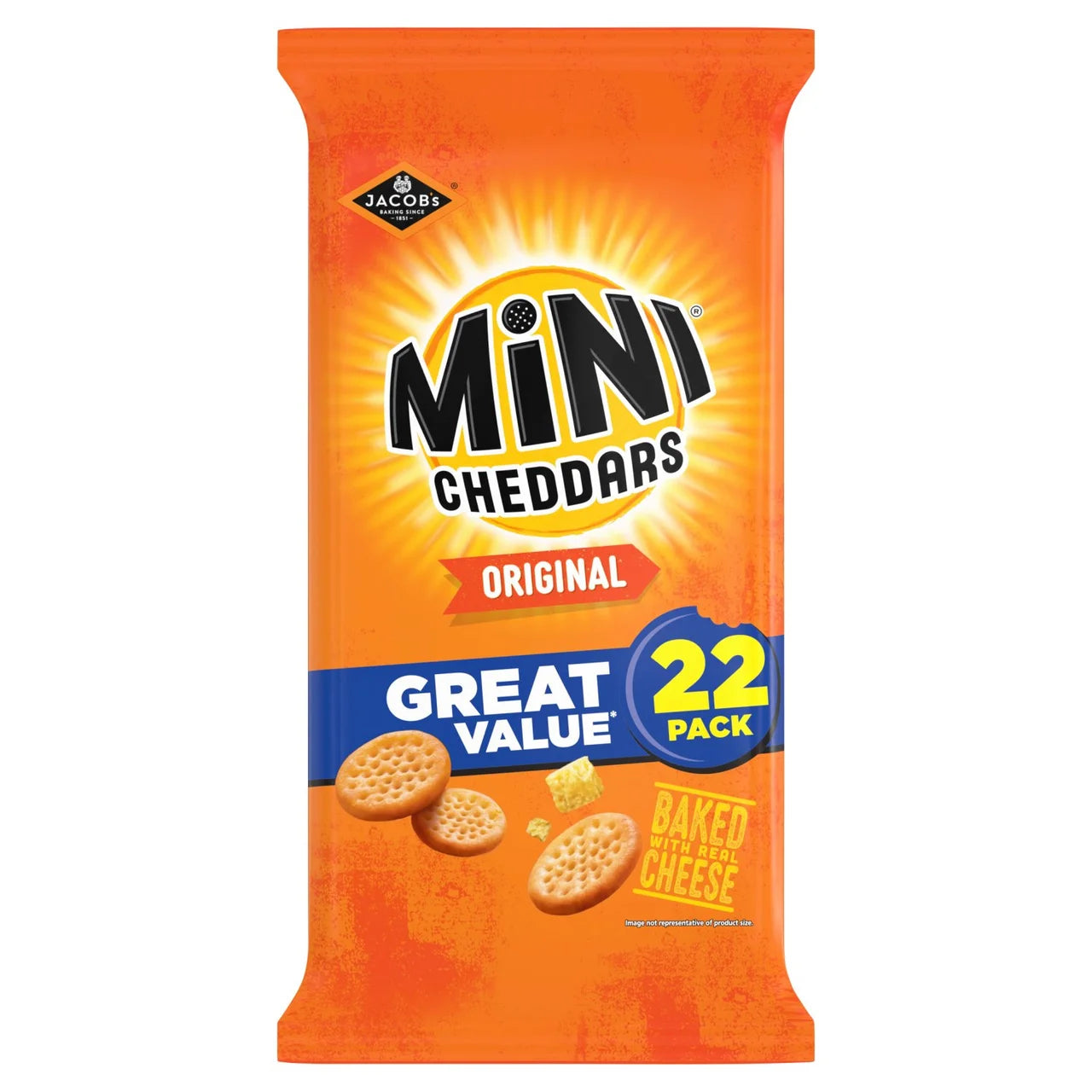 Jacob's Mini Cheddars Original Multipack Snacks 22 per pack – London ...